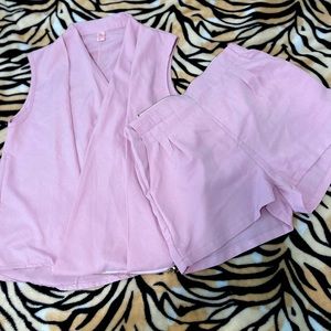 2 piece pink set
